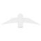 Ekena Millwork Bellingham Architectural Grade PVC Gable Bracket, 48"W x 14"H x 2"D x 6"F, 7/12 Pitch GBP048X14X0206BEL00 - alternate 3